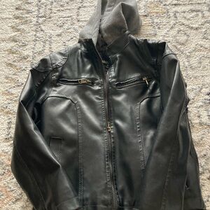Urban Decay boys jacket with hoodie. Size 7 in good condition